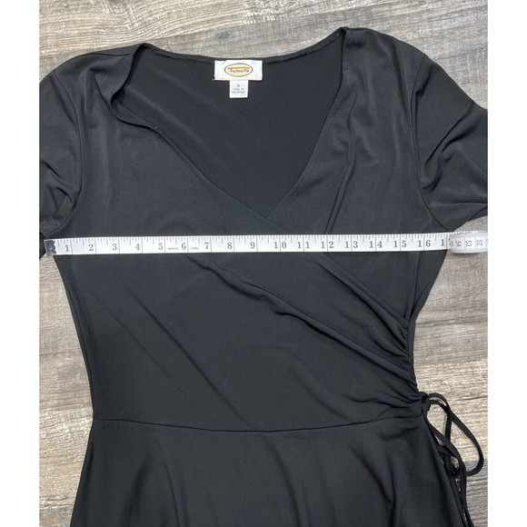 Talbots LBD Women's Faux Wrap 3/4 Sleeve Stretch Career Classic Size 6 - Picture 9 of 13